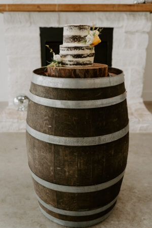 wine barrel cocktail table